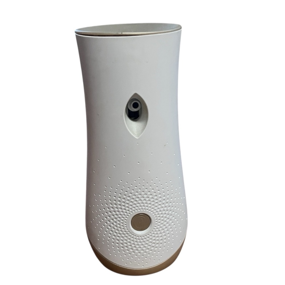 White and Gold Air Wick Automatic Air Freshener